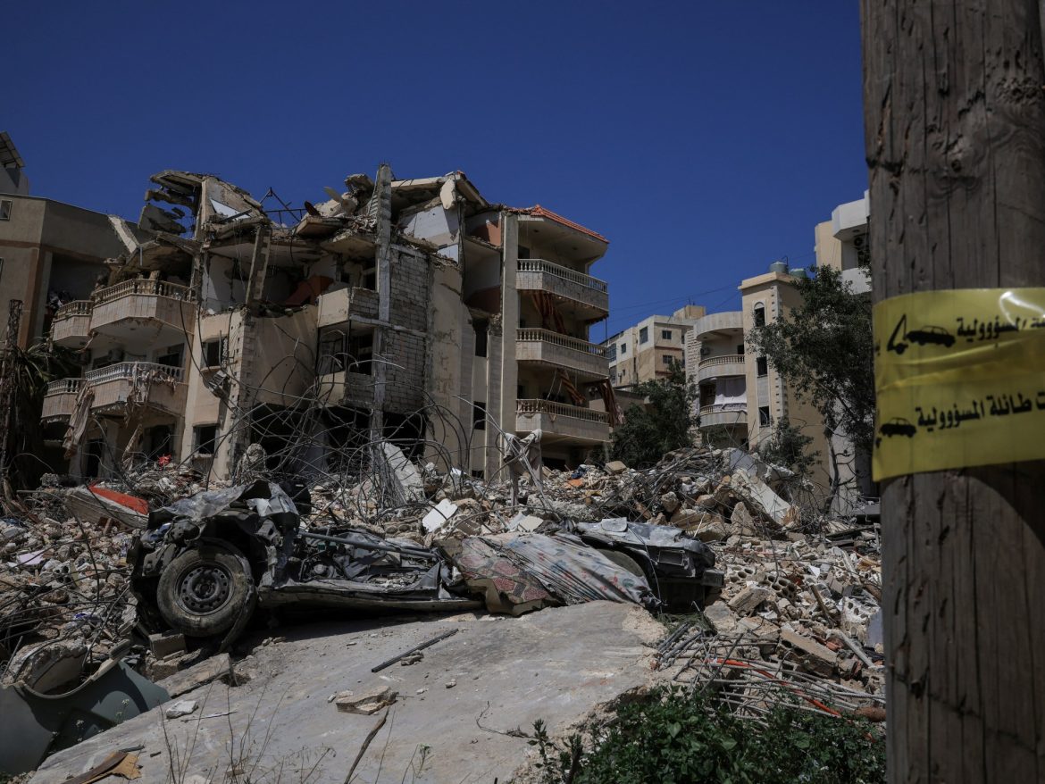 Israeli forces establish yellow line in southern Lebanon, strike towns despite ceasefire