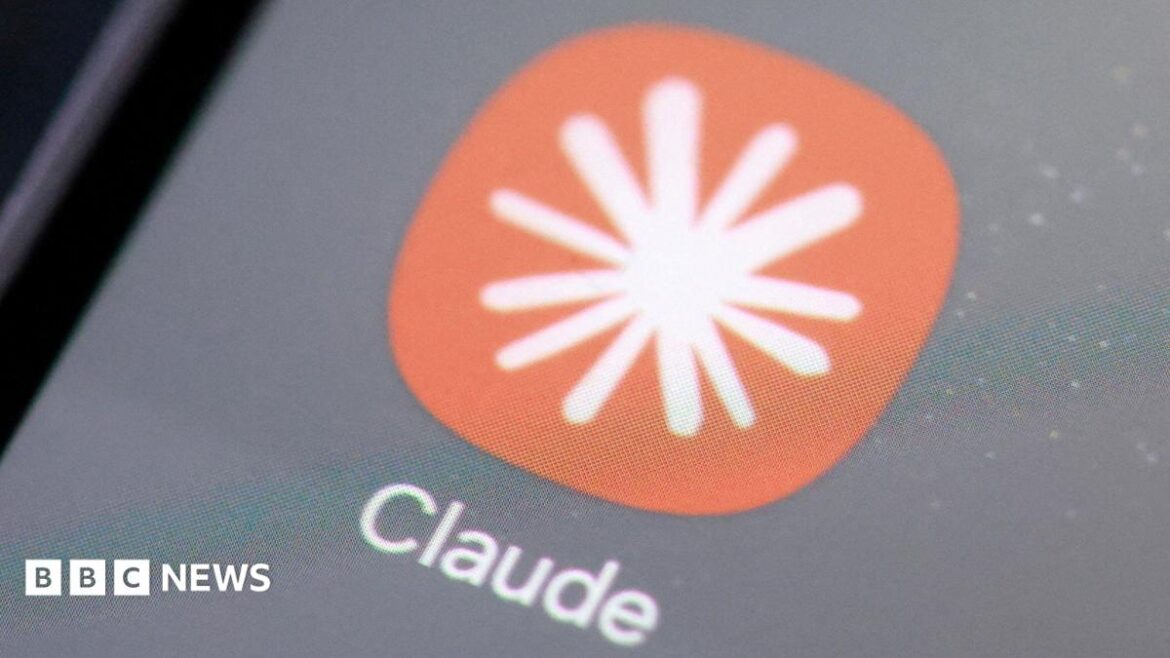 A close-up image of Claude's phone app logo