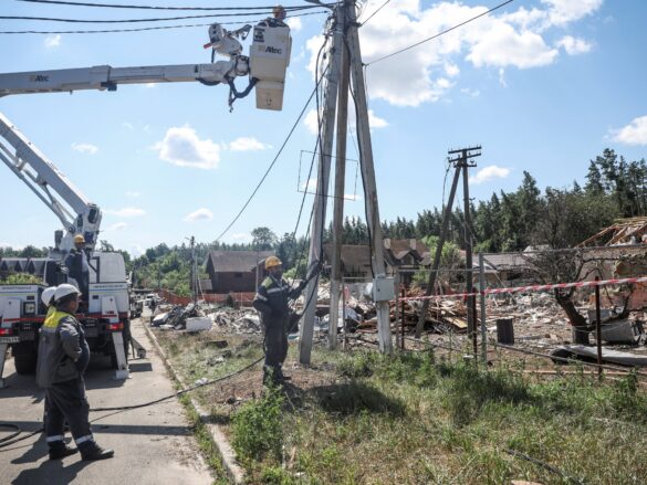 At least 11 killed in Ukrainian and Russian strikes as holiday camp hit
