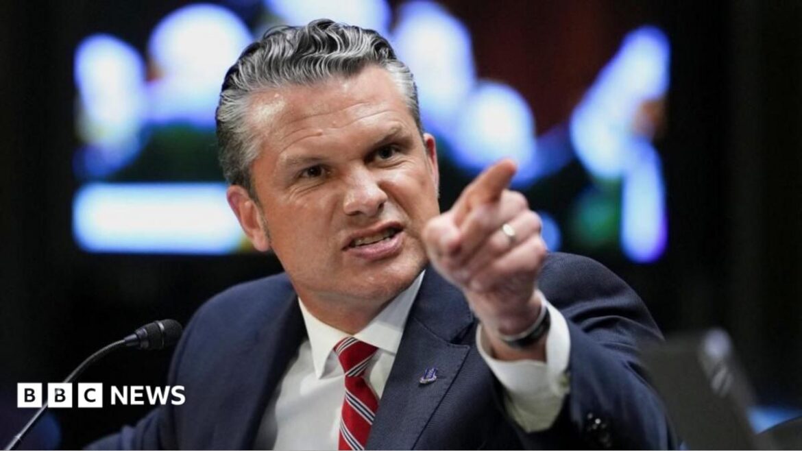 US Secretary of Defence Pete Hegseth testifies to a Senate panel on 21 July 2026
