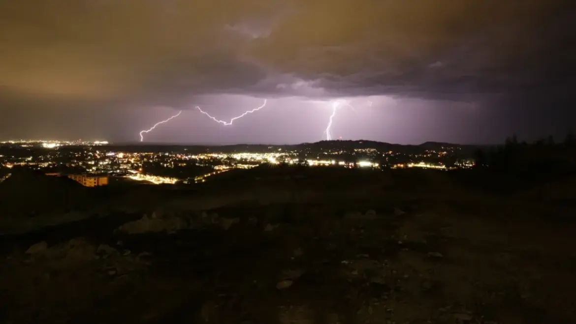 Lightning Activity in Vancouver