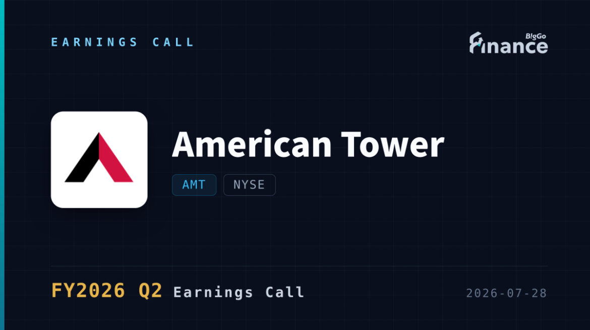 AMT Q2 FY2026 earnings call