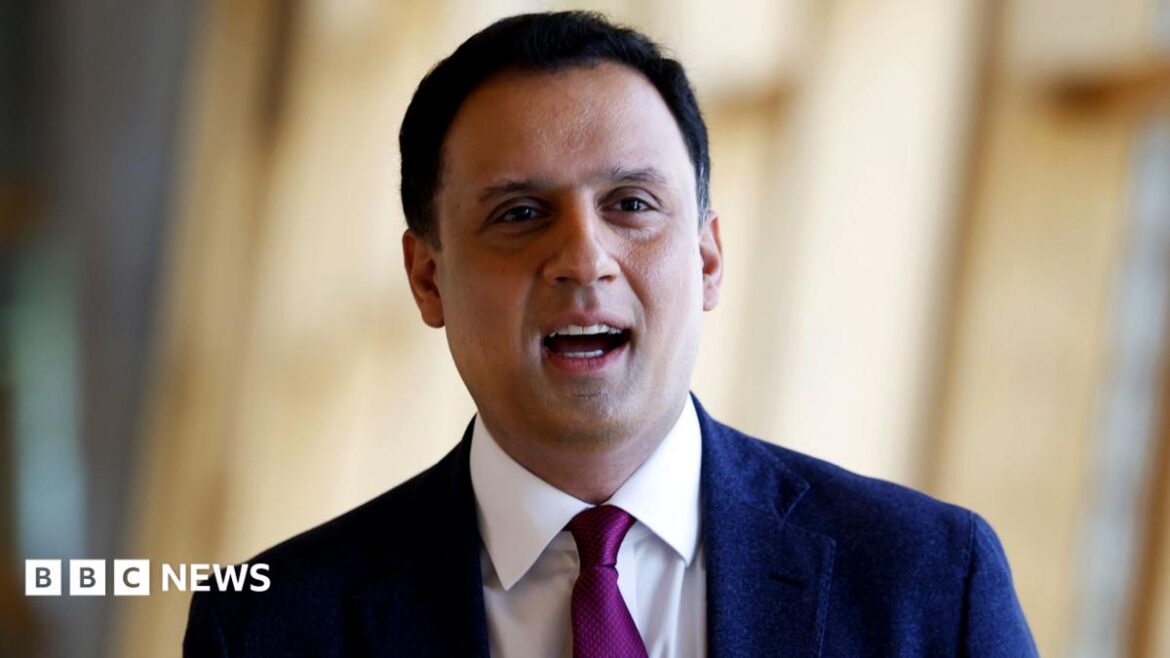 Anas Sarwar arrives for FMQs at the Scottish Parliament Building on May 28, 2026 in Edinburgh, Scotland