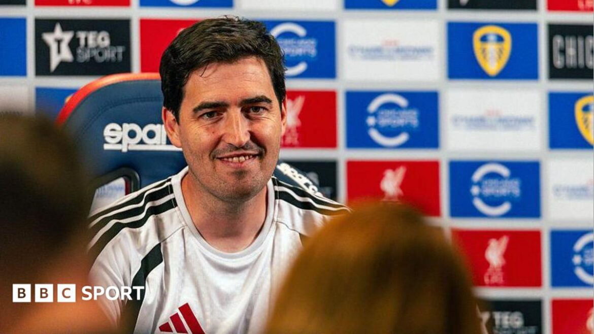 Liverpool manager Andoni Iraola