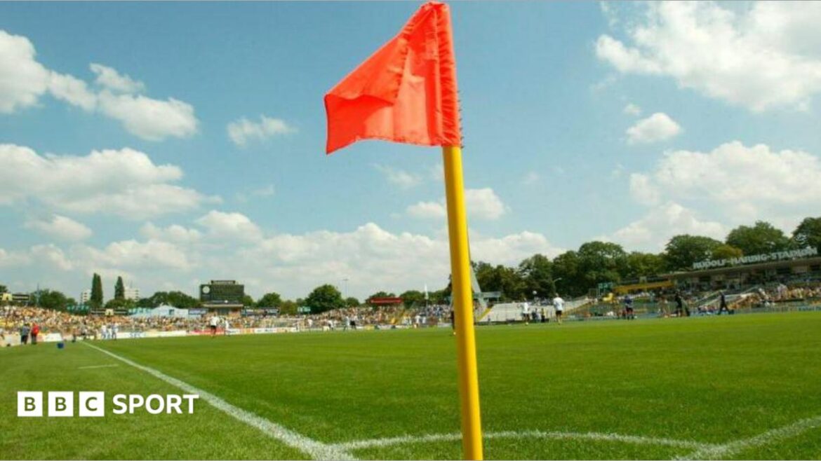 A corner flag