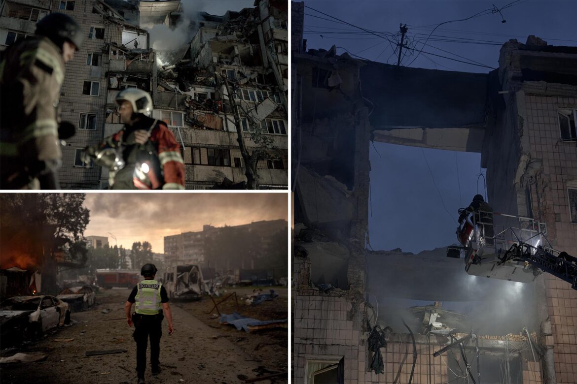 Russia Launches Massive Missile and Drone Attack on Kyiv