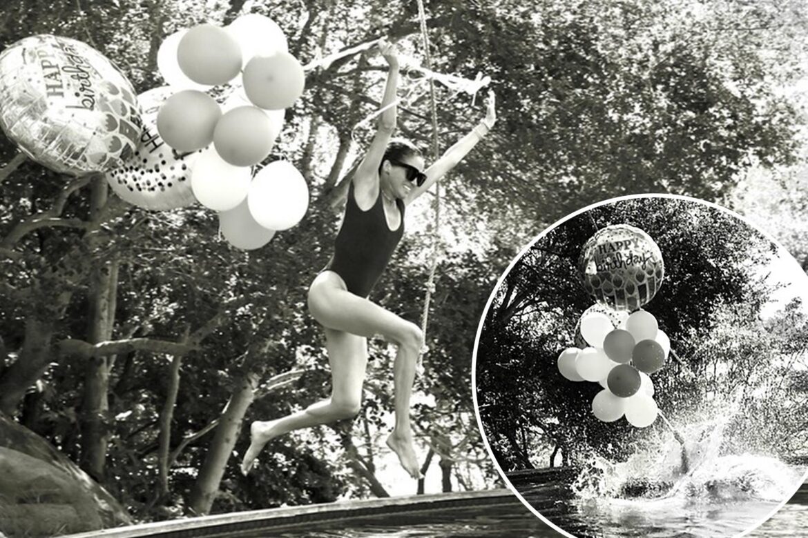 Meghan Markle celebrates 45th birthday with pool plunge and Prince Harry