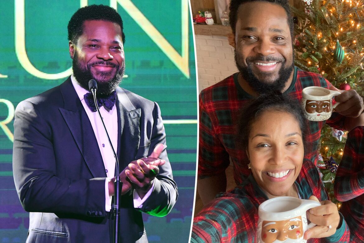 Malcolm Jamal-Warner and his widow, Tenisha