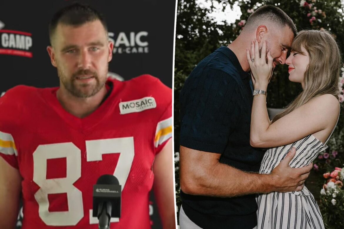 Travis Kelce Breaks Silence on Taylor Swift Wedding at Training Camp