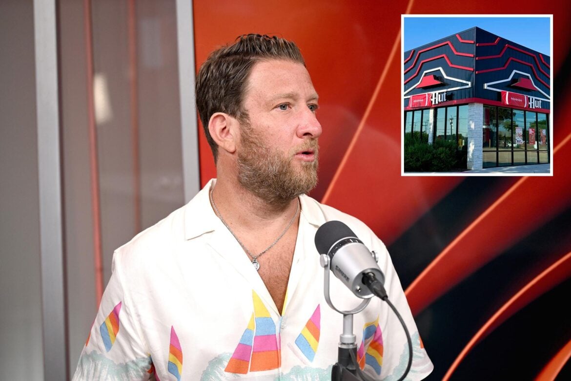 “One Bite” pizza guru Dave Portnoy backs Pizza Hut’s temporary rebrand to “Hut,” calling the marketing move “brilliant.”