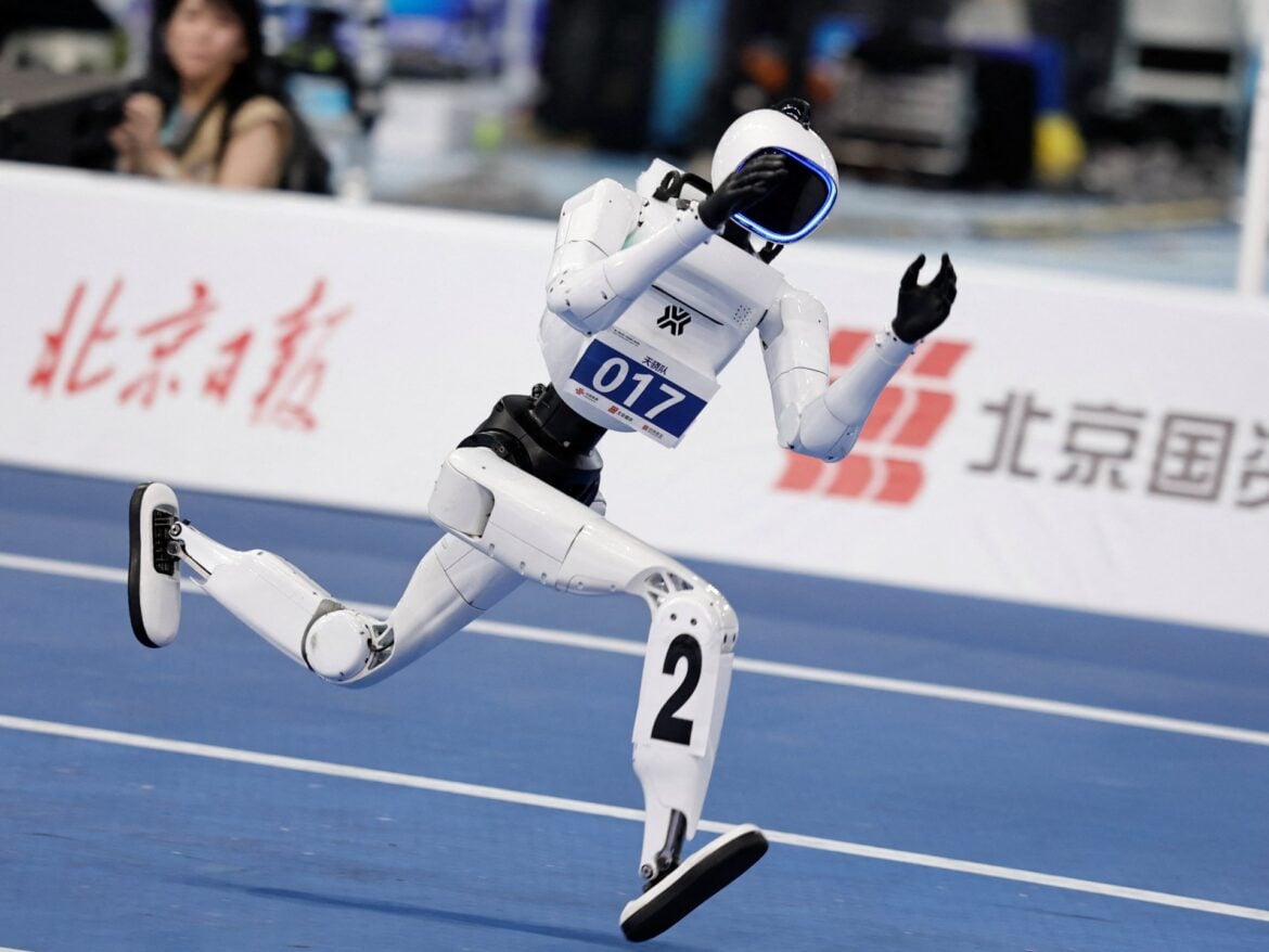 Chinese robot Tiangong clocks sub-9-second 100 metres in Beijing