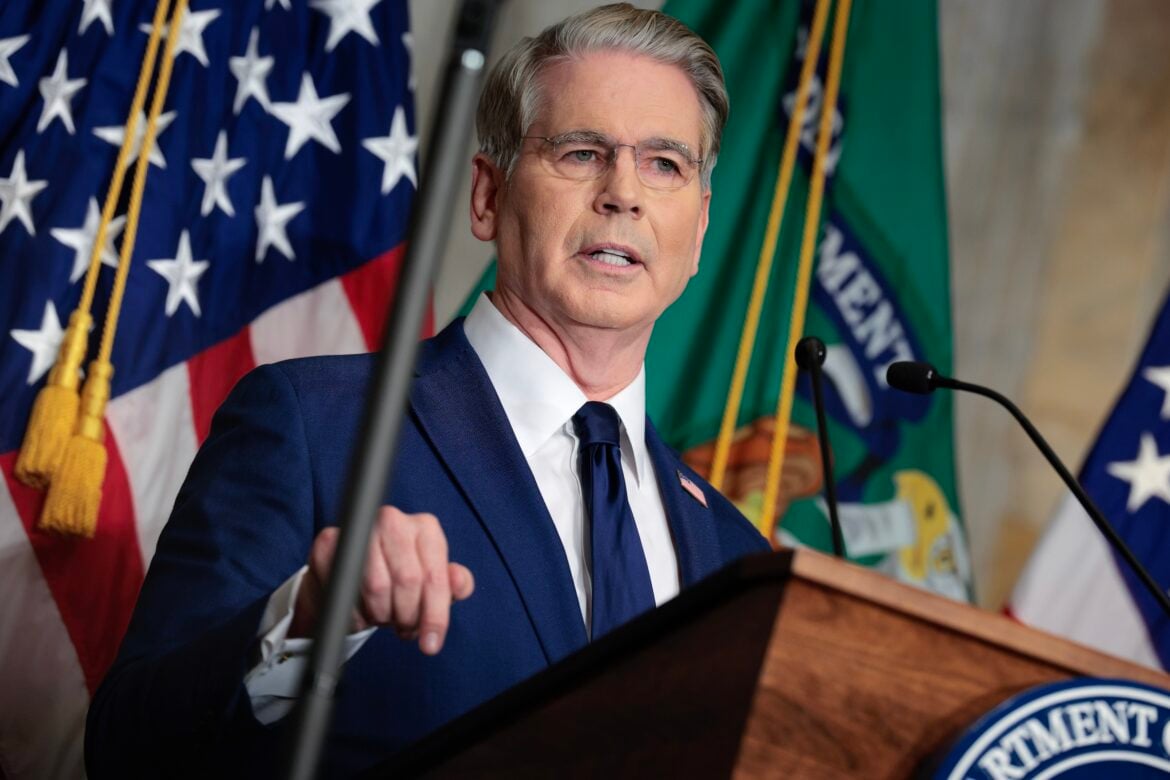 Treasury Secretary Scott Bessent announces a new set of sanctions against Iran, describing them as "an economic D-Day", in