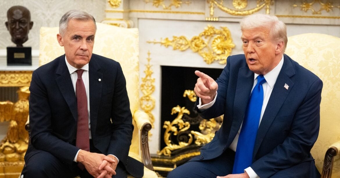 Mark Carney suspends US trade talks as 50% tariffs trigger retaliation