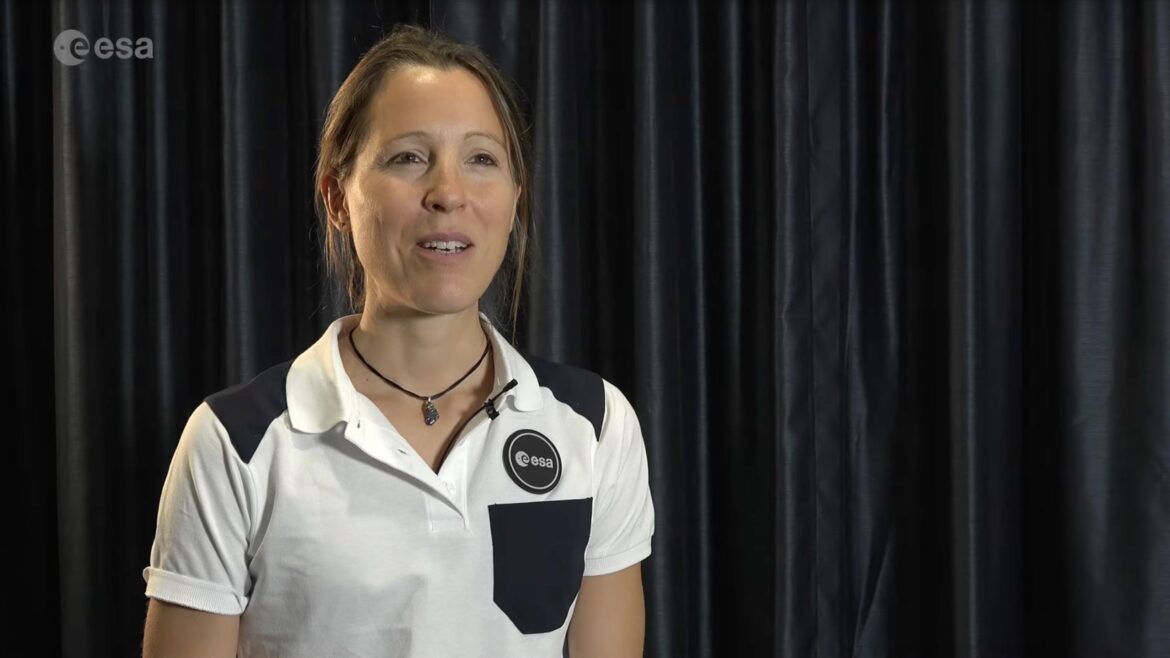 European Space Agency astronaut Sophie Adenot