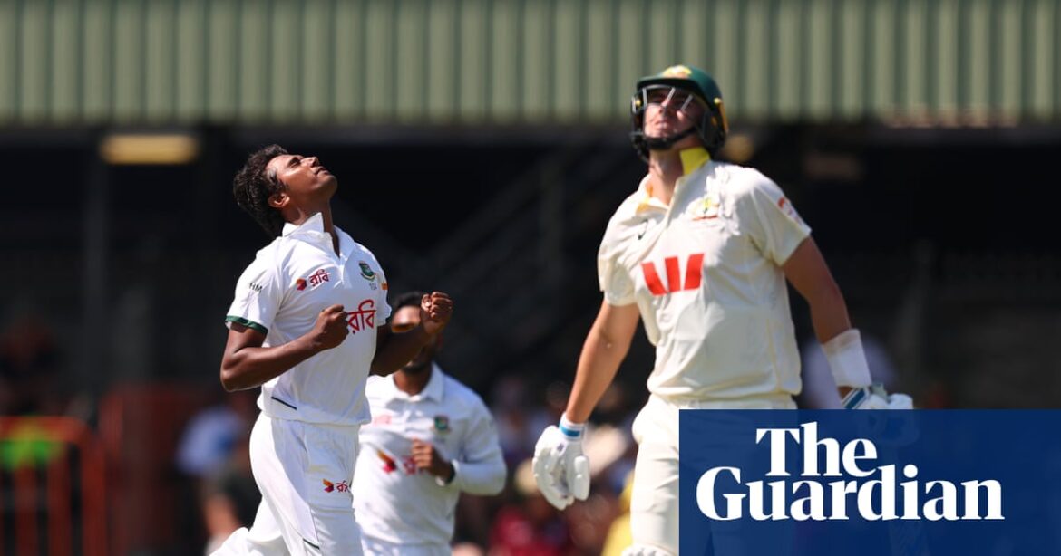 Australia Stunned as Bangladesh Dominates Day One of First Test
