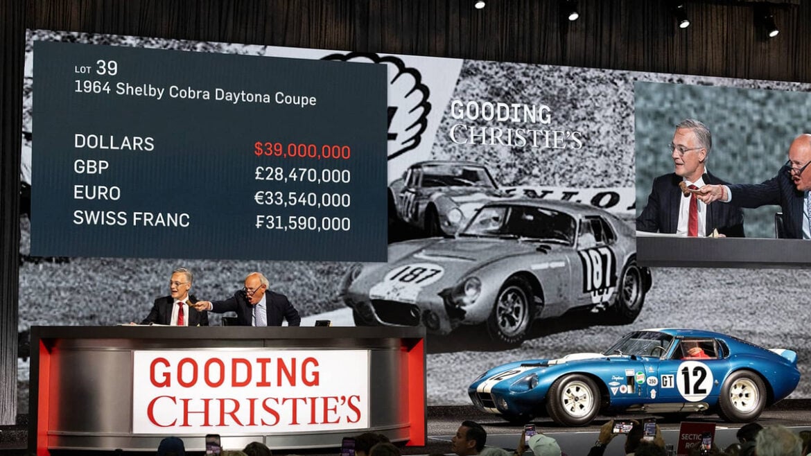 Shelby Cobra Daytona Coupe Sells for $42.9M as Most Expensive US Car Ever