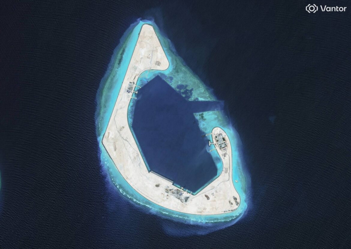 China Completes First Phase of Antelope Reef Island Construction