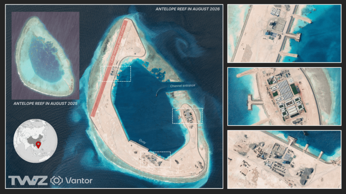 China Completes Massive Artificial Island in South China Sea