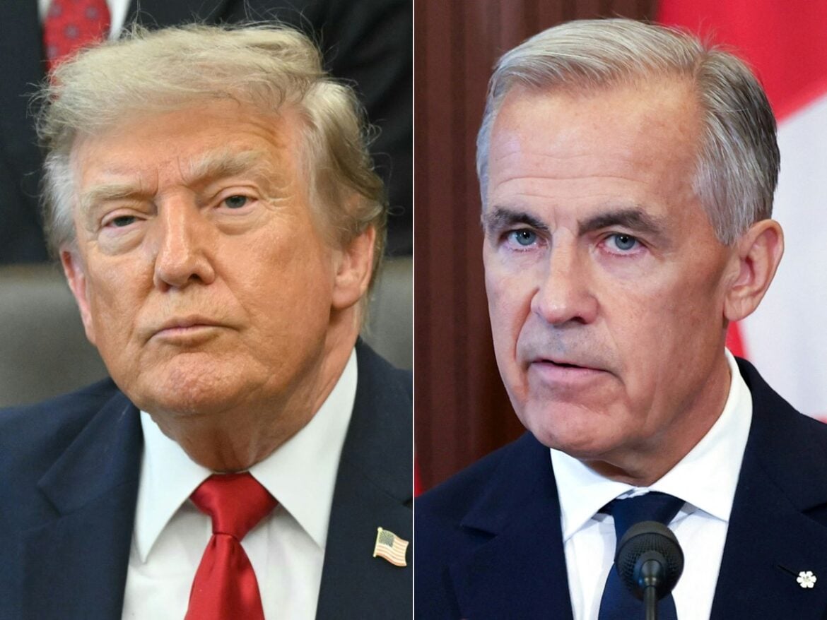 Trump Hits Out After Mark Carney Rejects US-Canada Trade Deal - Newsweek featured image