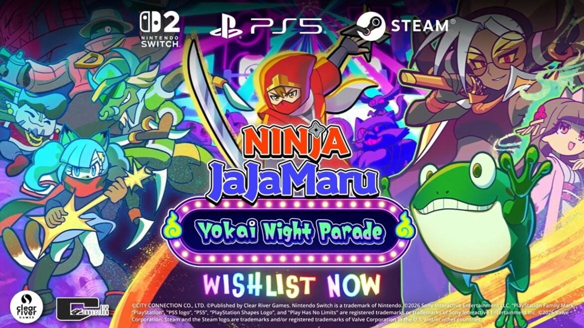 Ninja JaJaMaru: Yokai Night Parade Coming to PS5, PC, and Switch 2