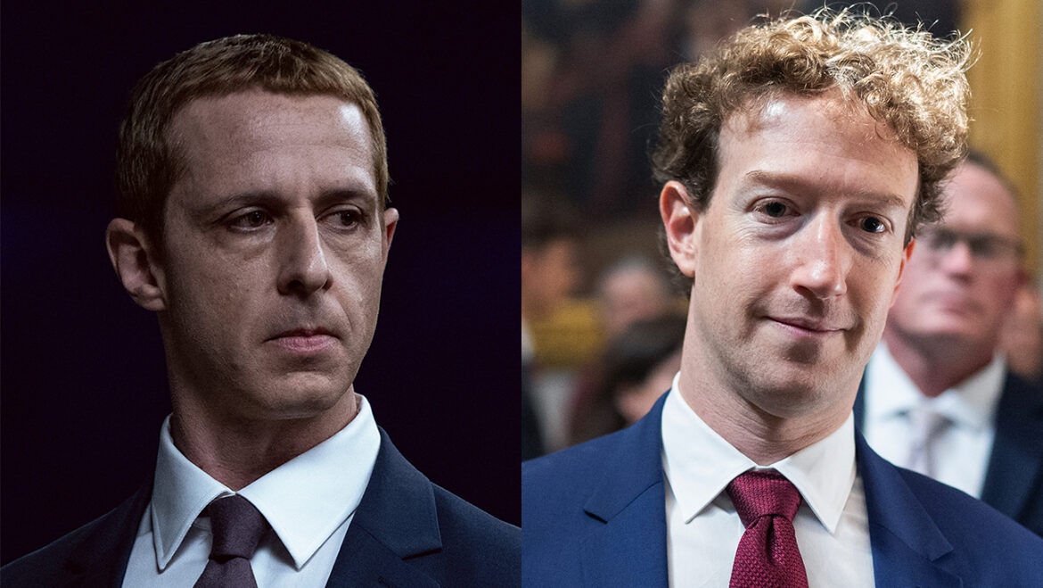 Jeremy Strong, Mark Zuckerberg