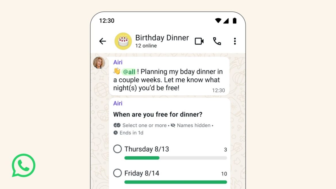 WhatsApp Adds @all Feature to Notify All Group Members Despite Mutes