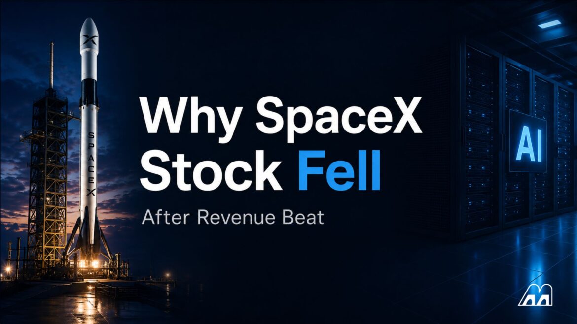 SpaceX Stock Falls 10% as Massive AI Spending Offsets Revenue Beat