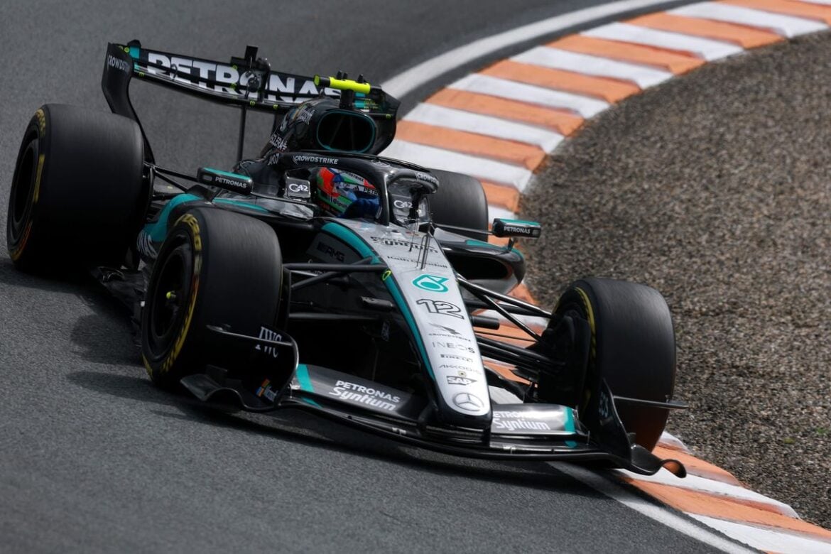 Kimi Antonelli tops sole Dutch GP practice session at Zandvoort