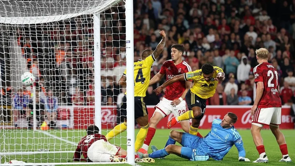 Leeds United Defeats Nottingham Forest 2–0 in English League Cup Knockout