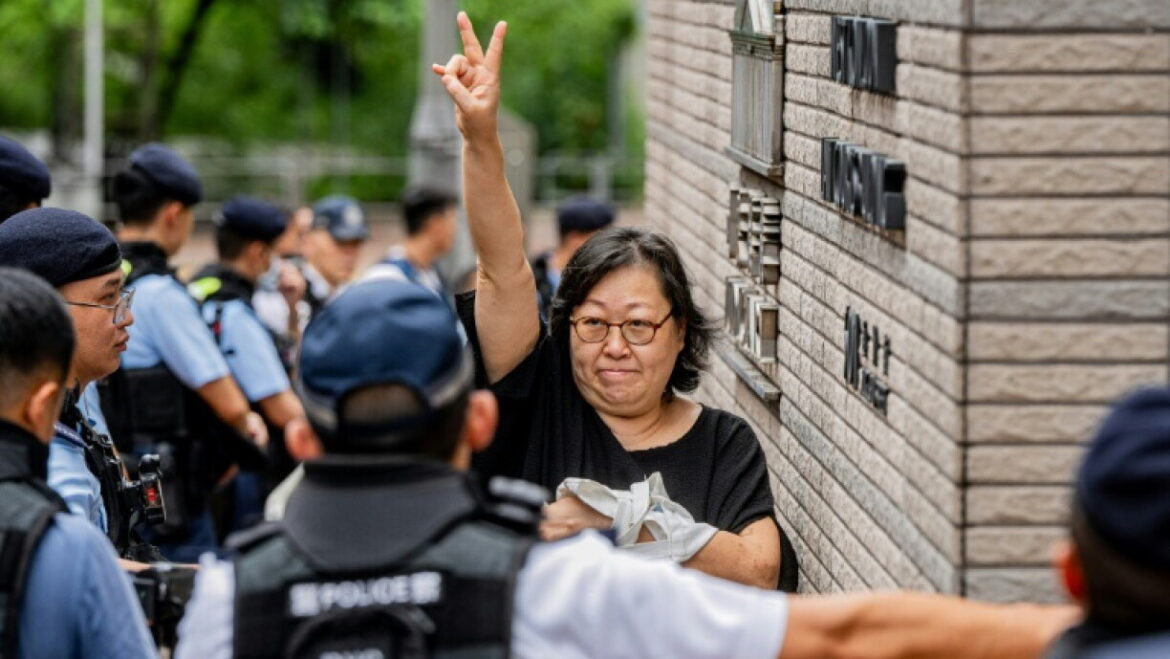 A Hong Kong court was set to deliver a verdict in the national security trial of two pro-democracy Tiananmen activists, in a