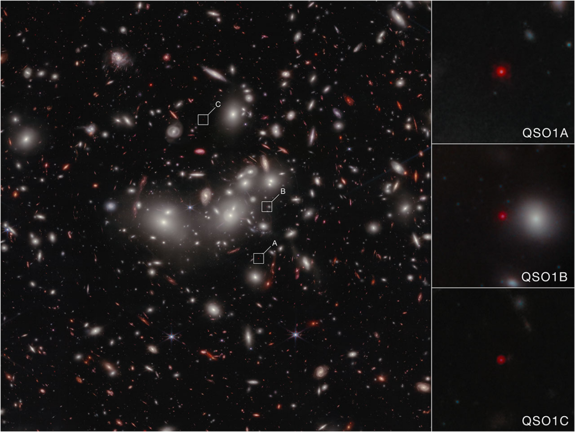 Webb Reveals Black Hole That Formed Before Its Galaxy