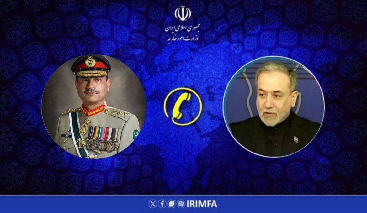 Pakistani Army Chief Meets Iran FM Araghchi in Tehran for Peace Talks
