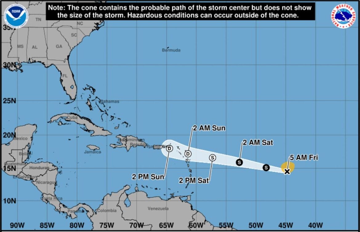 Dolly Tropical Storm Forms in the Atlantic