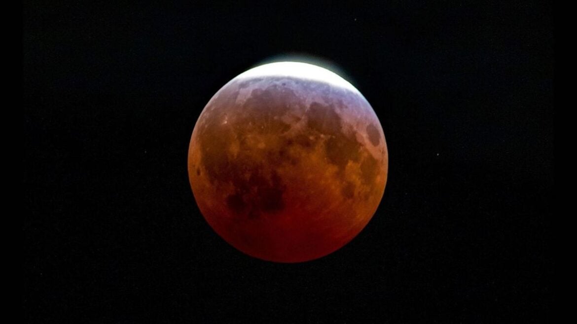 Partial Lunar Eclipse Turns Sturgeon Moon Almost Blood Red Across the Globe