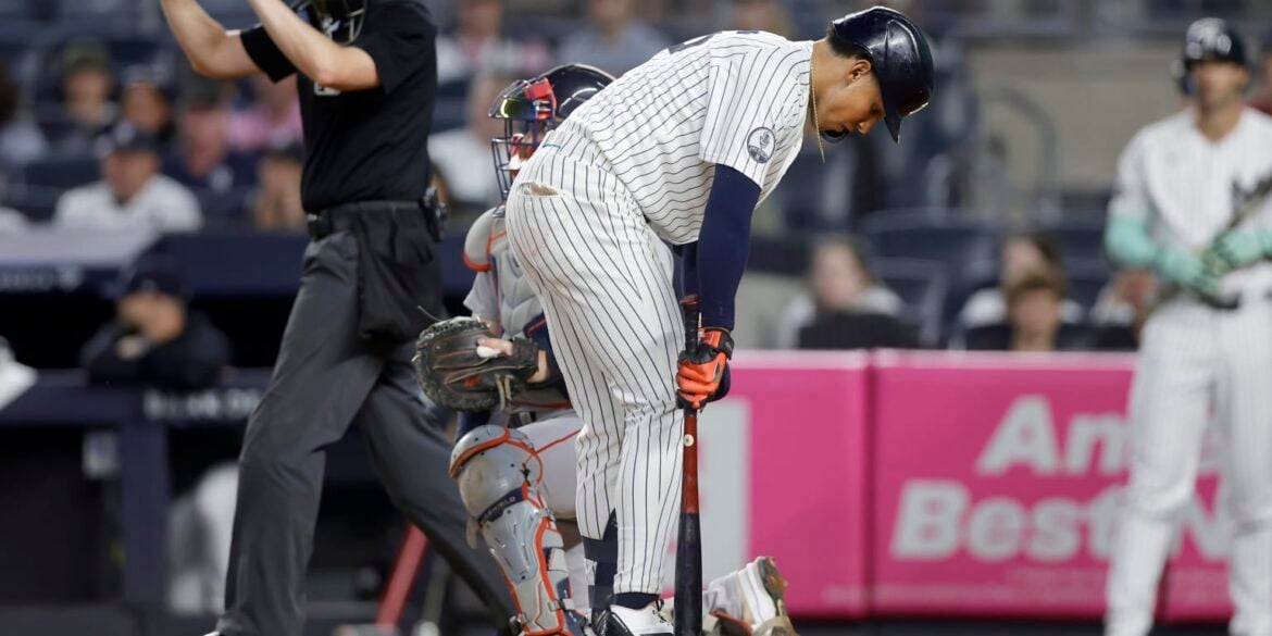 George Lombard Jr. suffers apparent right knee injury during Yankees' 9-2 win over Red Sox
