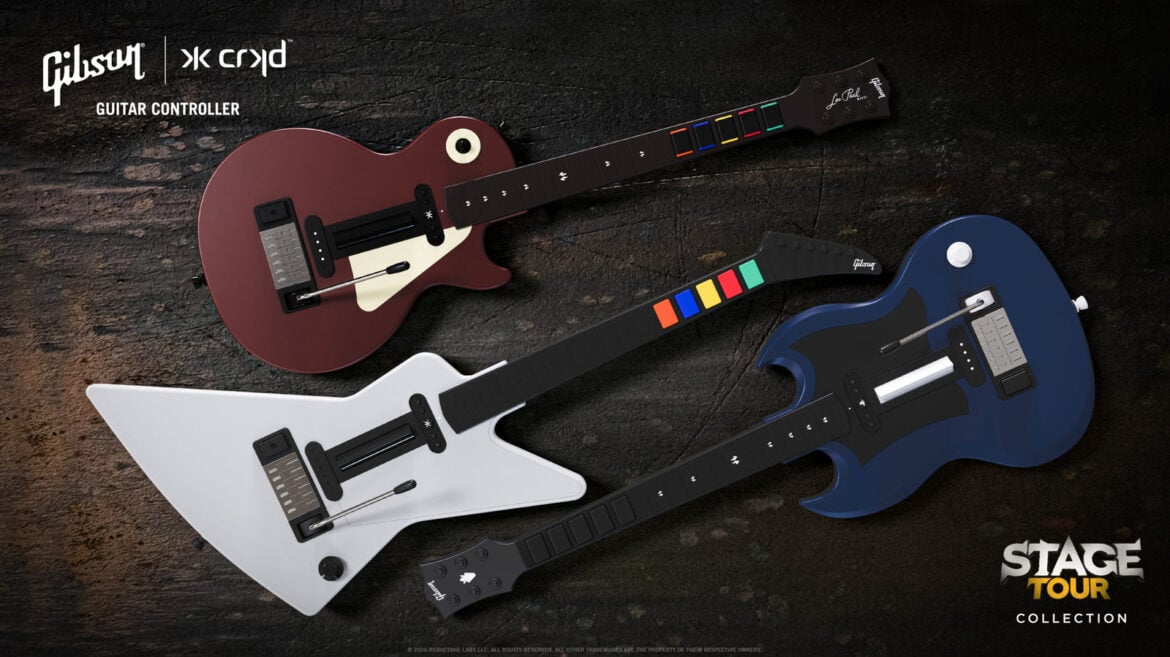 Gibson partners with CRKD to release Stage Tour rhythm game controllers