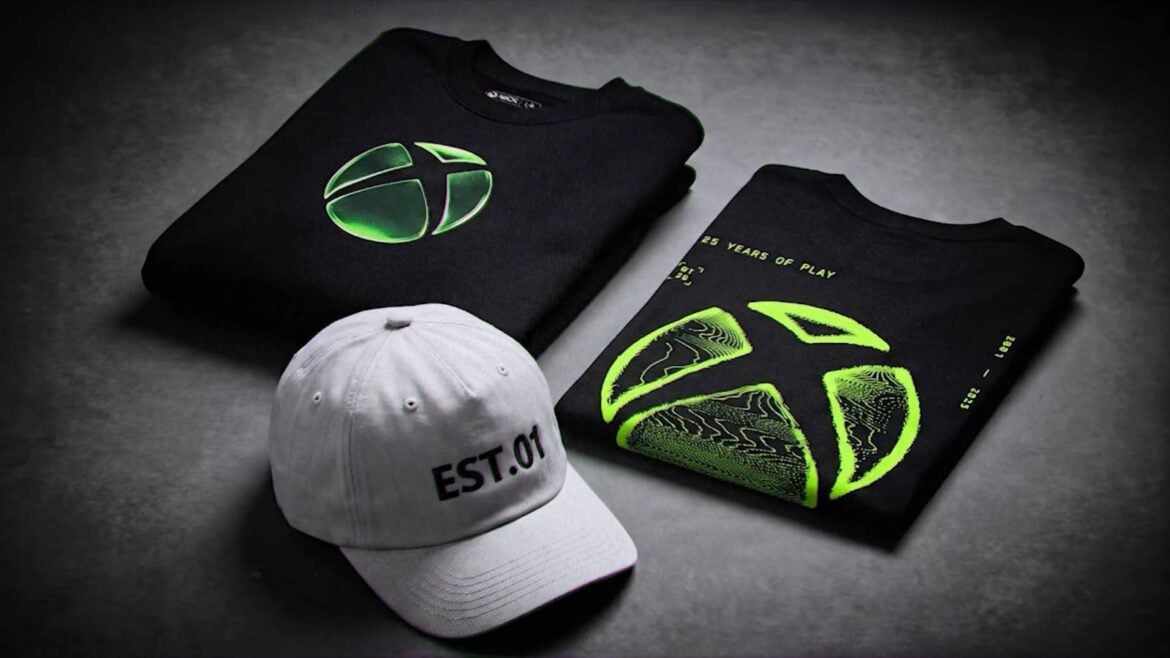Xbox 25th Anniversary: Free Digital Gear and Limited-Edition Apparel Launch