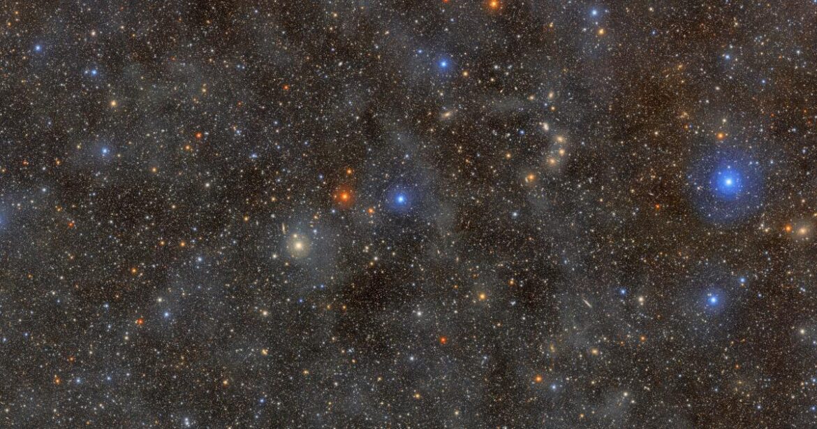 This image provided by NOIRLab shows stars in the constellation Lupus, as captured by the Vera C. Rubin Observatory
