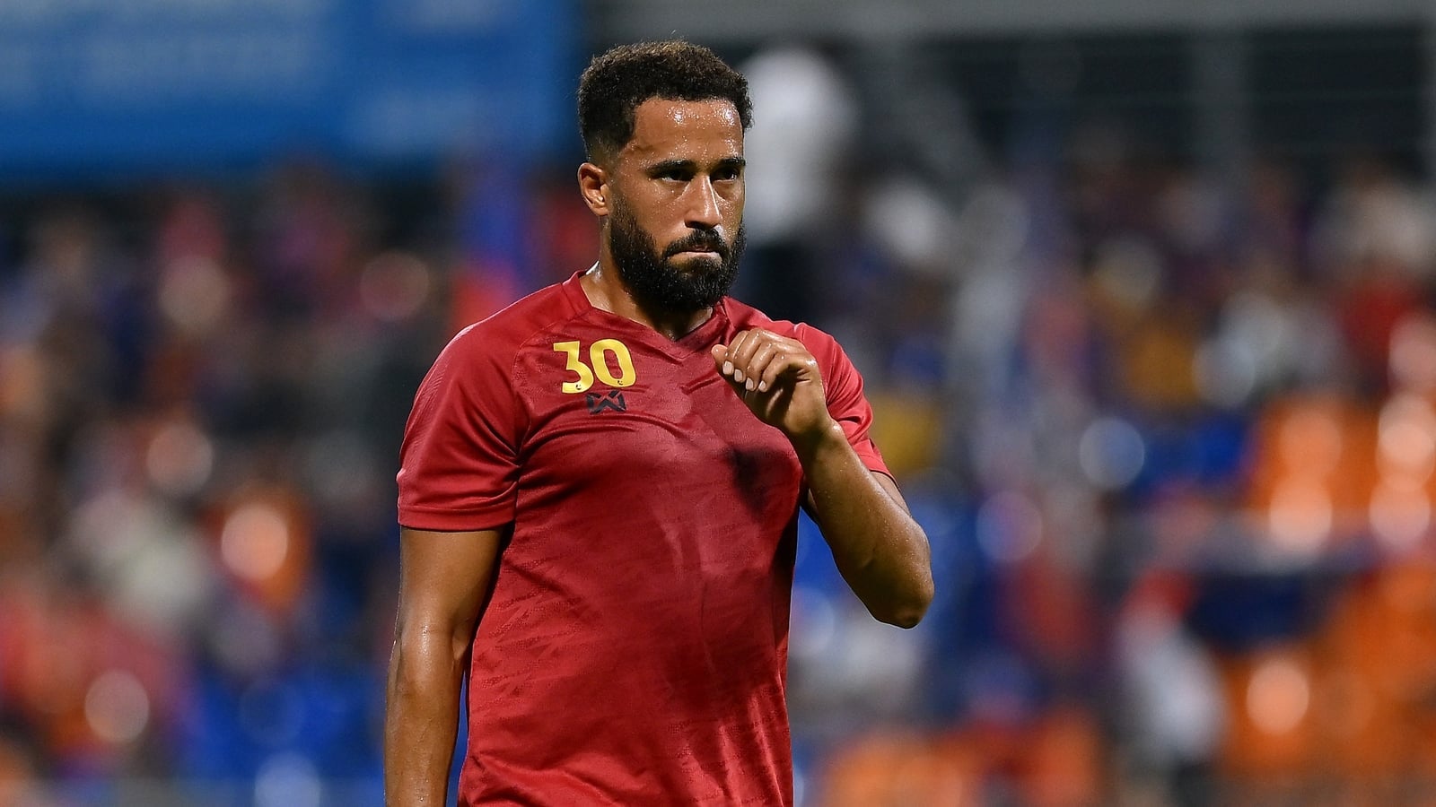 Andros Townsend Escapes Serious Injury After Being Hit By Pitch Roller in Thailand