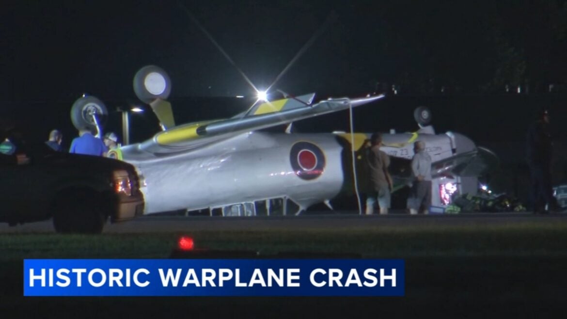 Historic WWII Warplane Crashes at Limerick Township Airport, Pilot Survives