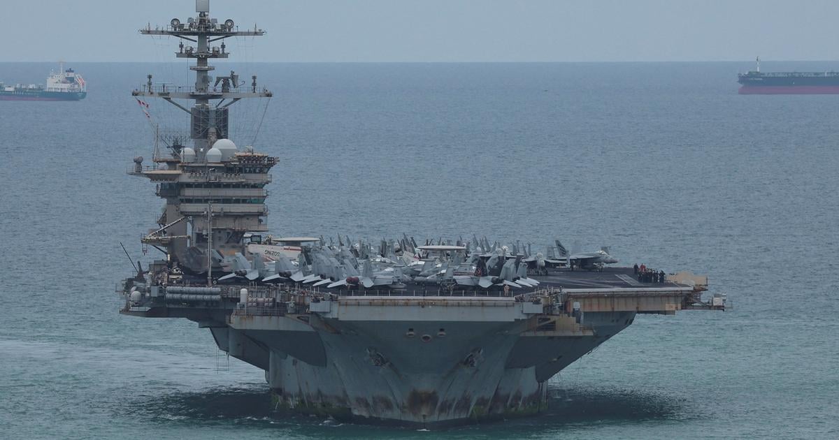 Le porte-avions américain USS Abraham Lincoln fait escale à Pattaya, le 2 septembre 2026
