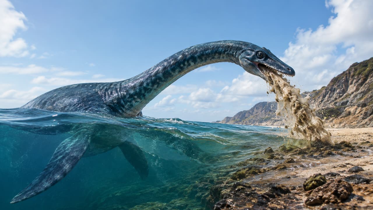 Jurassic Plesiosaurs May Have Swum to Shallow Waters to Vomit, Fossils Reveal