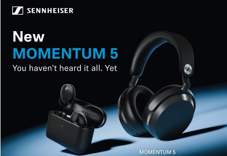 Sennheiser Launches Momentum 5 Wireless and True Wireless 5 Earbuds