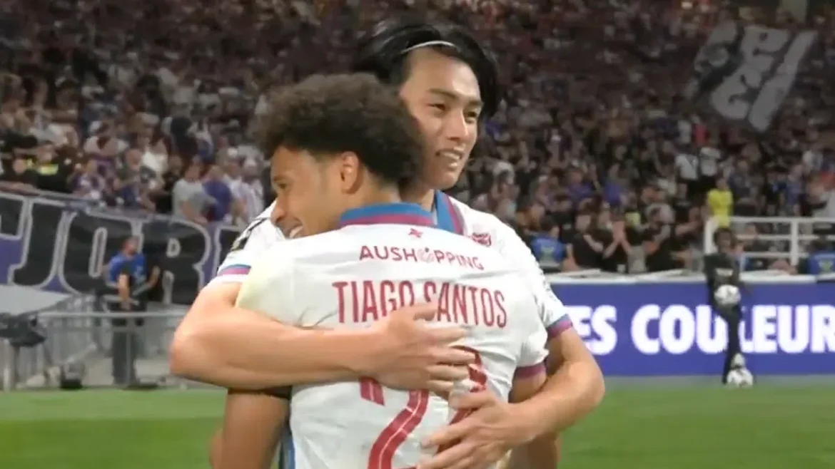 Ayase Ueda scores on dream Lille debut to send club top of Ligue 1