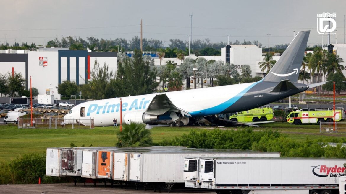 An Amazon cargo plane crashed at Miami International Airport