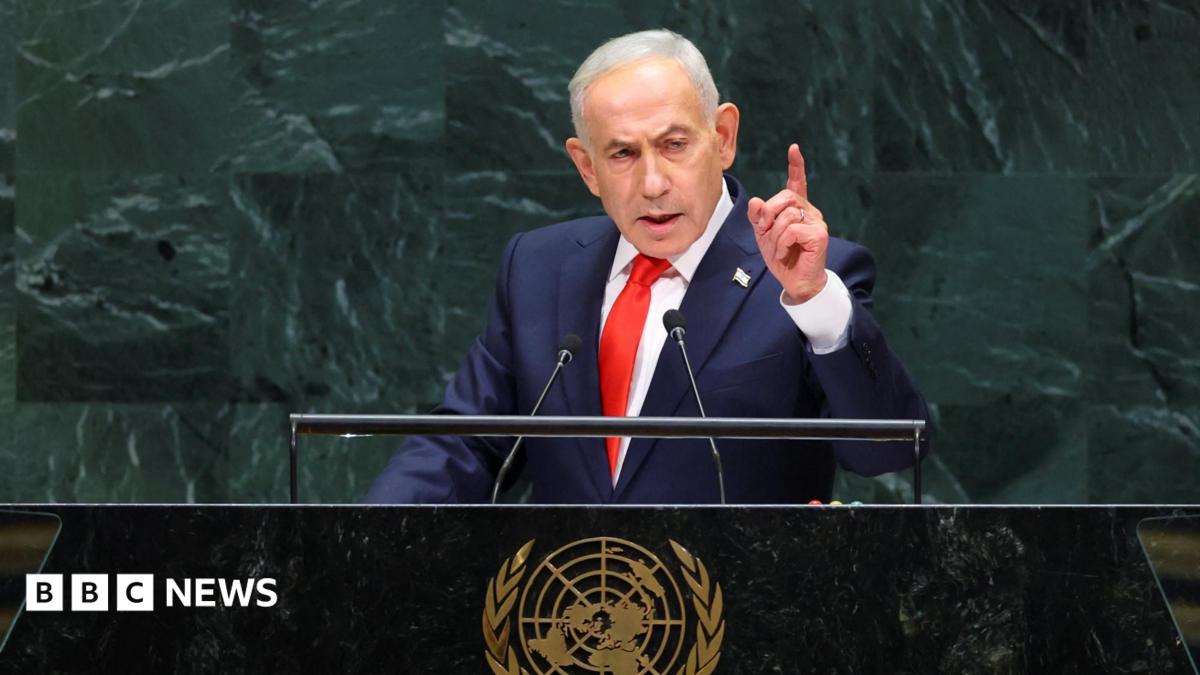 Netanyahu Defends Military Actions at UN As Delegates Walk Out