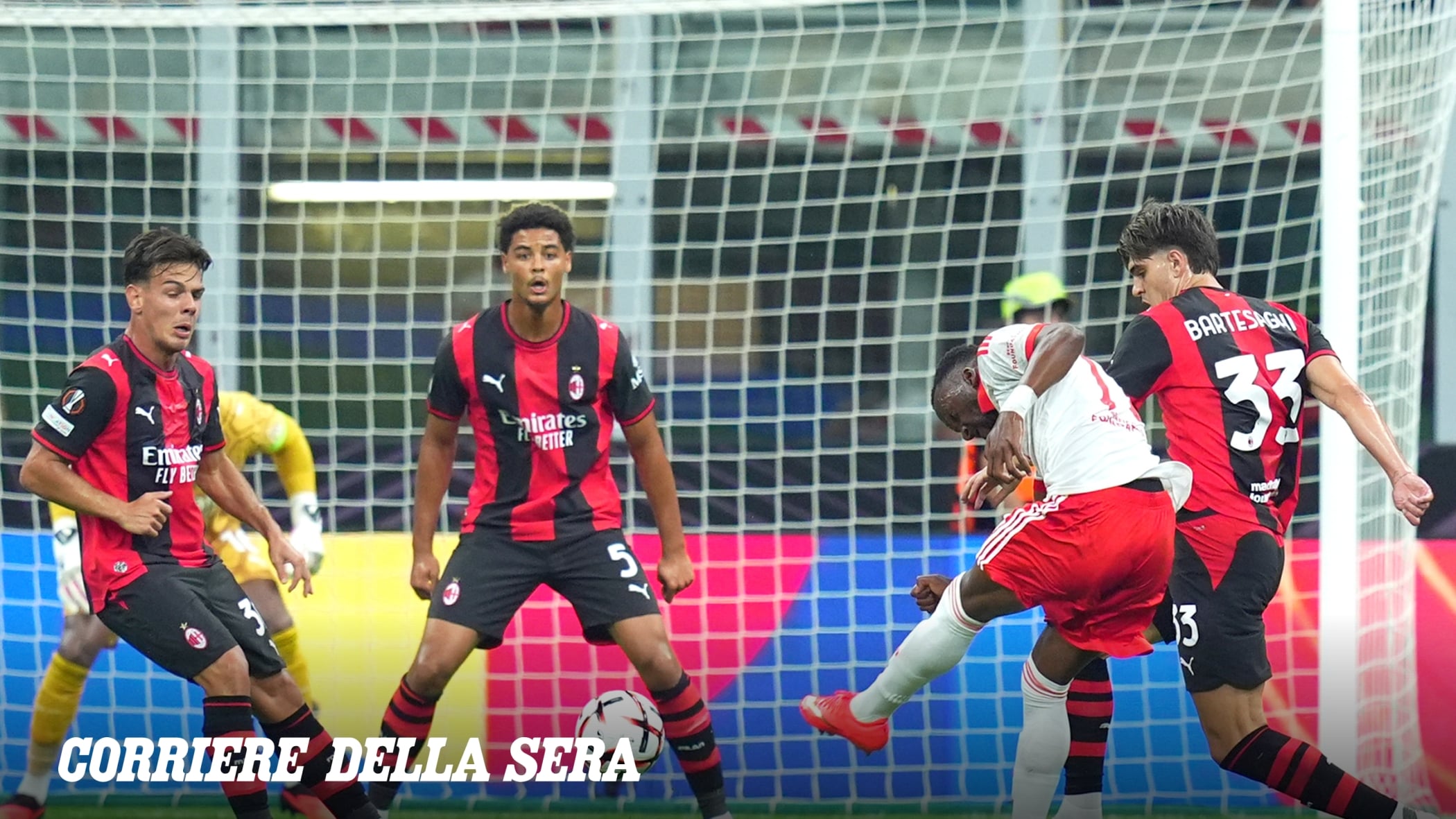 Milan Battles Past Defensive Weaknesses, Loses 0-2 to Benfica in Europa League Debut
