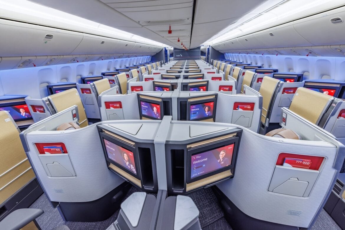 American Airlines is set to debut its first retrofitted Boeing 777-300ER, sporting its newest-generation business-class