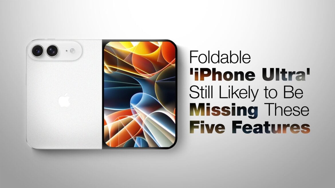 Apple Foldable iPhone Ultra to Miss Key Flagship Features Due to Ultra-Thin Design
