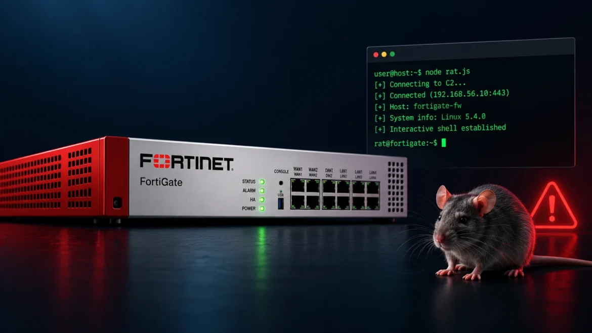 FortiGate Hackers Leverage Critical FortiOS Vulnerability for PivotC2 Malware